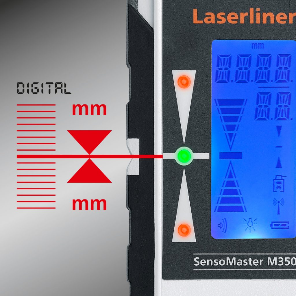 Handempfänger SensoMaster M350 für Rotationslaser
